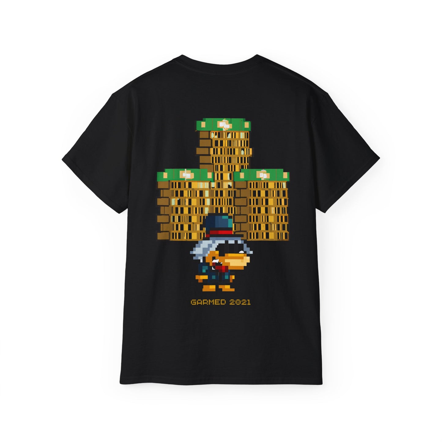 GOLD BARS TEE 'PIXELS'