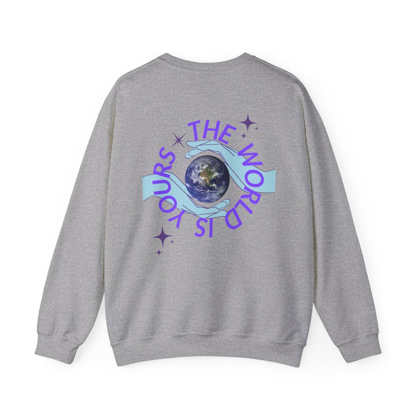THE WORLD IS YOURS HEAVY BLEND CREWNECK