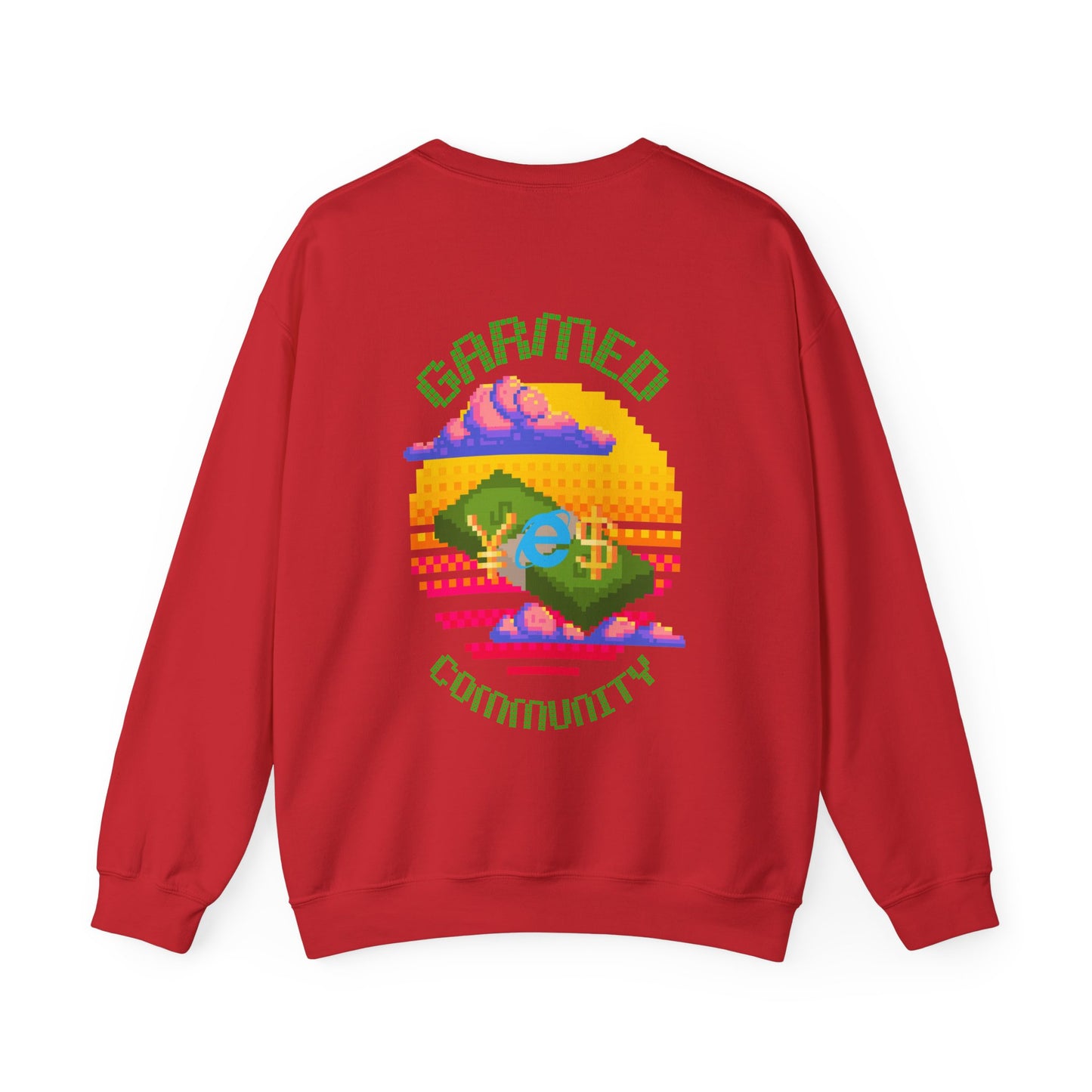WIFI MONEY 'PIXELS' HEAVY BLEND CREWNECK