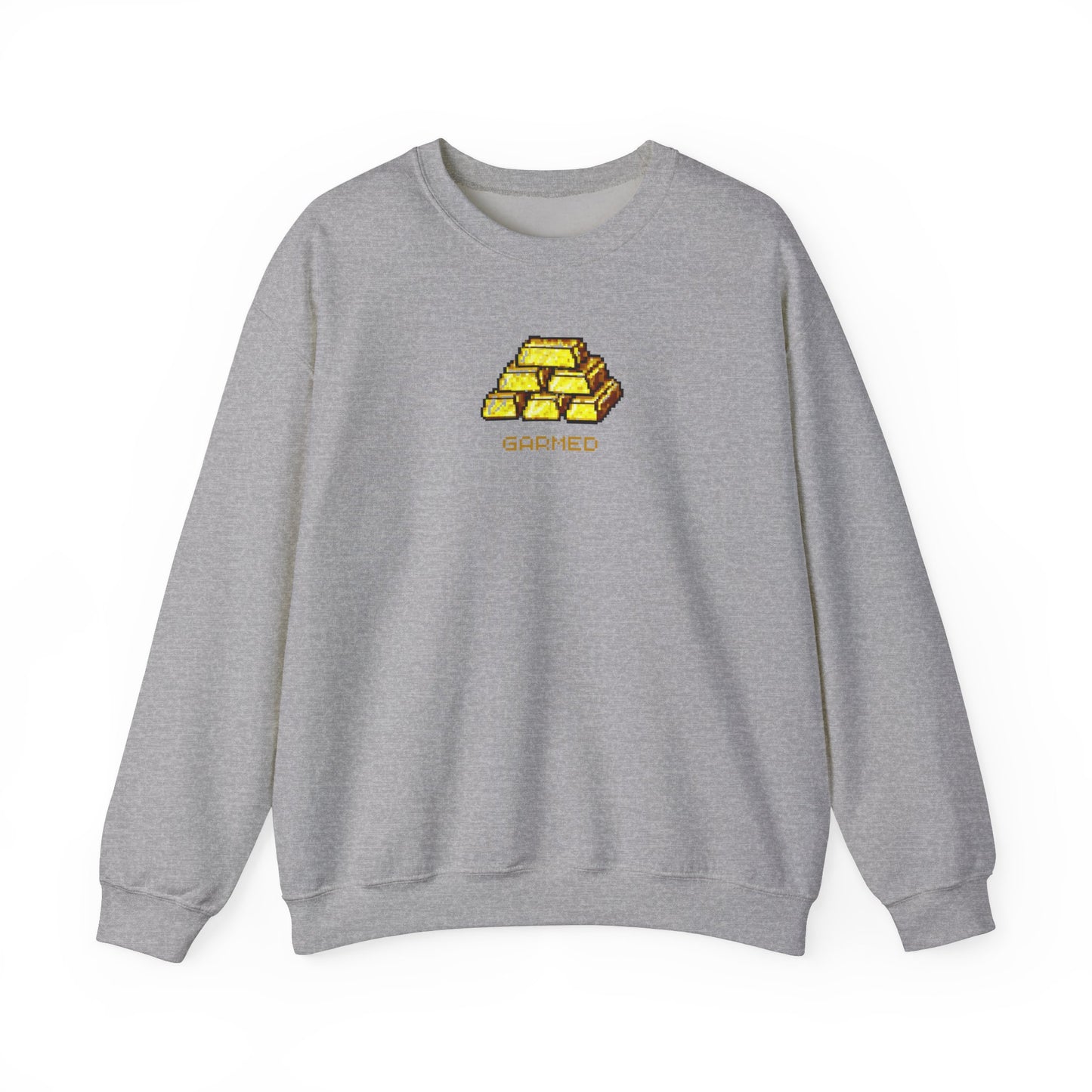 GOLD BARS 'PIXELS' HEAVY BLEND CREWNECK