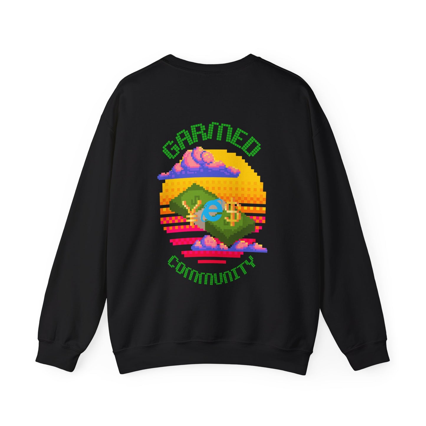 WIFI MONEY 'PIXELS' HEAVY BLEND CREWNECK