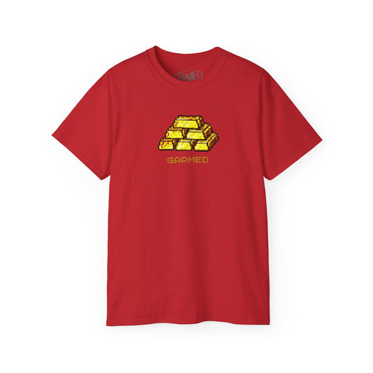 GOLD BARS TEE 'PIXELS'