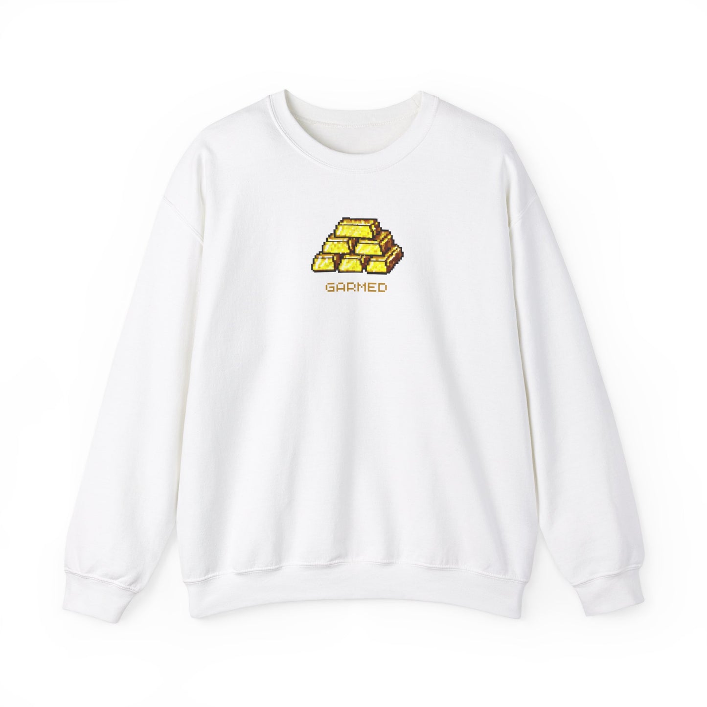 GOLD BARS 'PIXELS' HEAVY BLEND CREWNECK