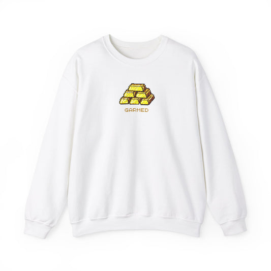 GOLD BARS 'PIXELS' HEAVY BLEND CREWNECK
