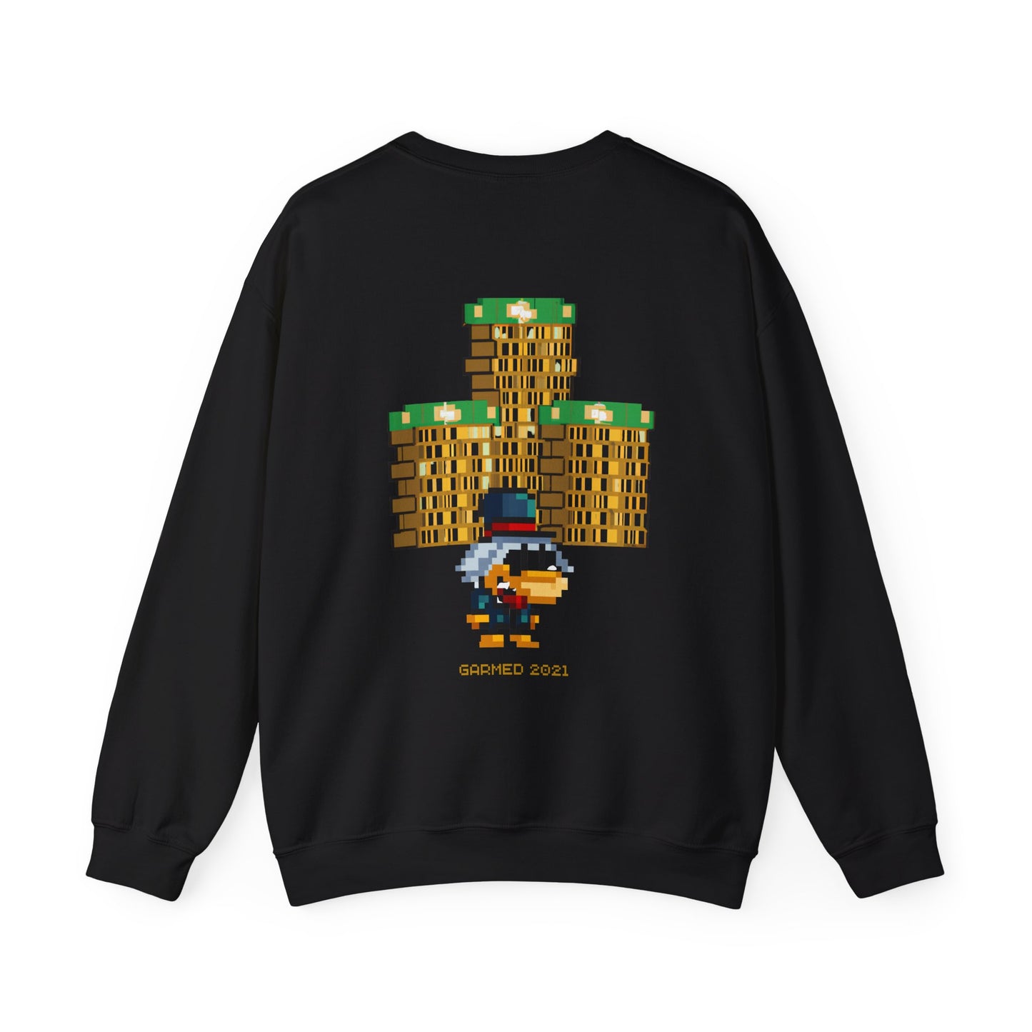 GOLD BARS 'PIXELS' HEAVY BLEND CREWNECK