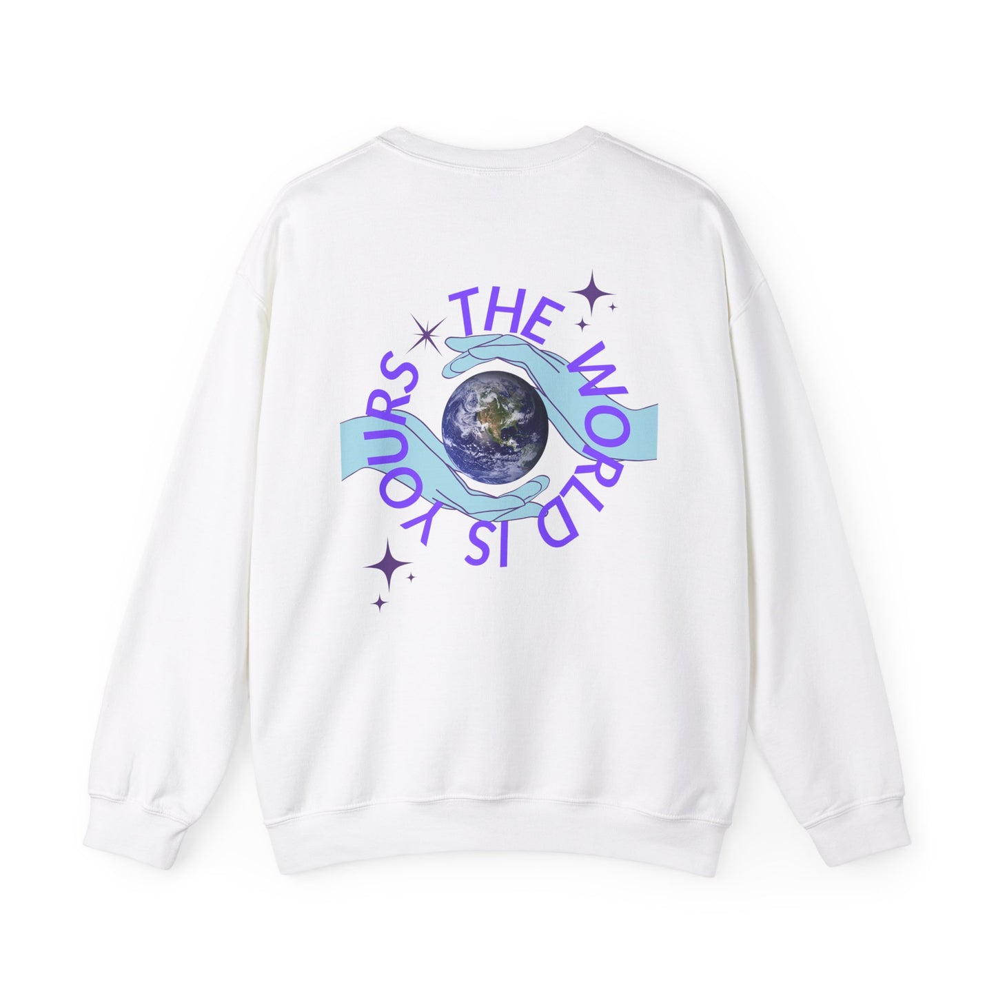 THE WORLD IS YOURS HEAVY BLEND CREWNECK